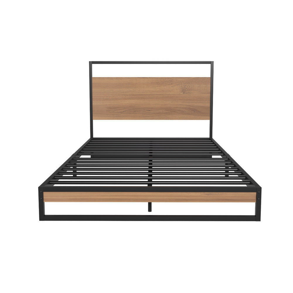 Artiss  Metal Bed Frame Single Size Beds Platform with Mattress Artiss