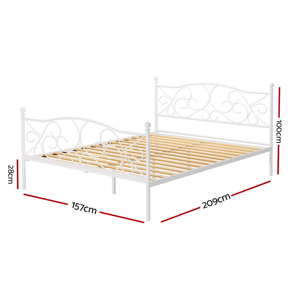 Artiss Bed Frame Queen Size Metal Frame GROA Artiss