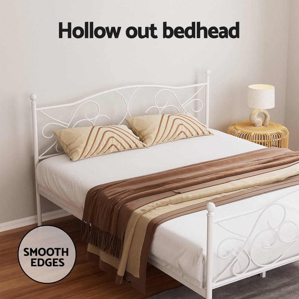 Artiss Bed Frame Queen Size Metal Frame GROA Artiss