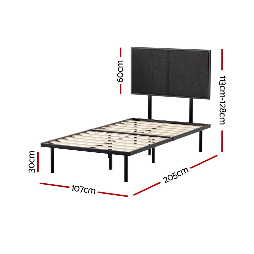 Artiss Bed Frame King Single Size Metal Frame NOE Artiss