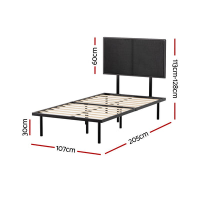 Artiss Bed Frame King Single Size Metal Frame NOE
