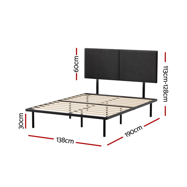 Artiss Bed Frame Double Size Metal Frame NOR Artiss