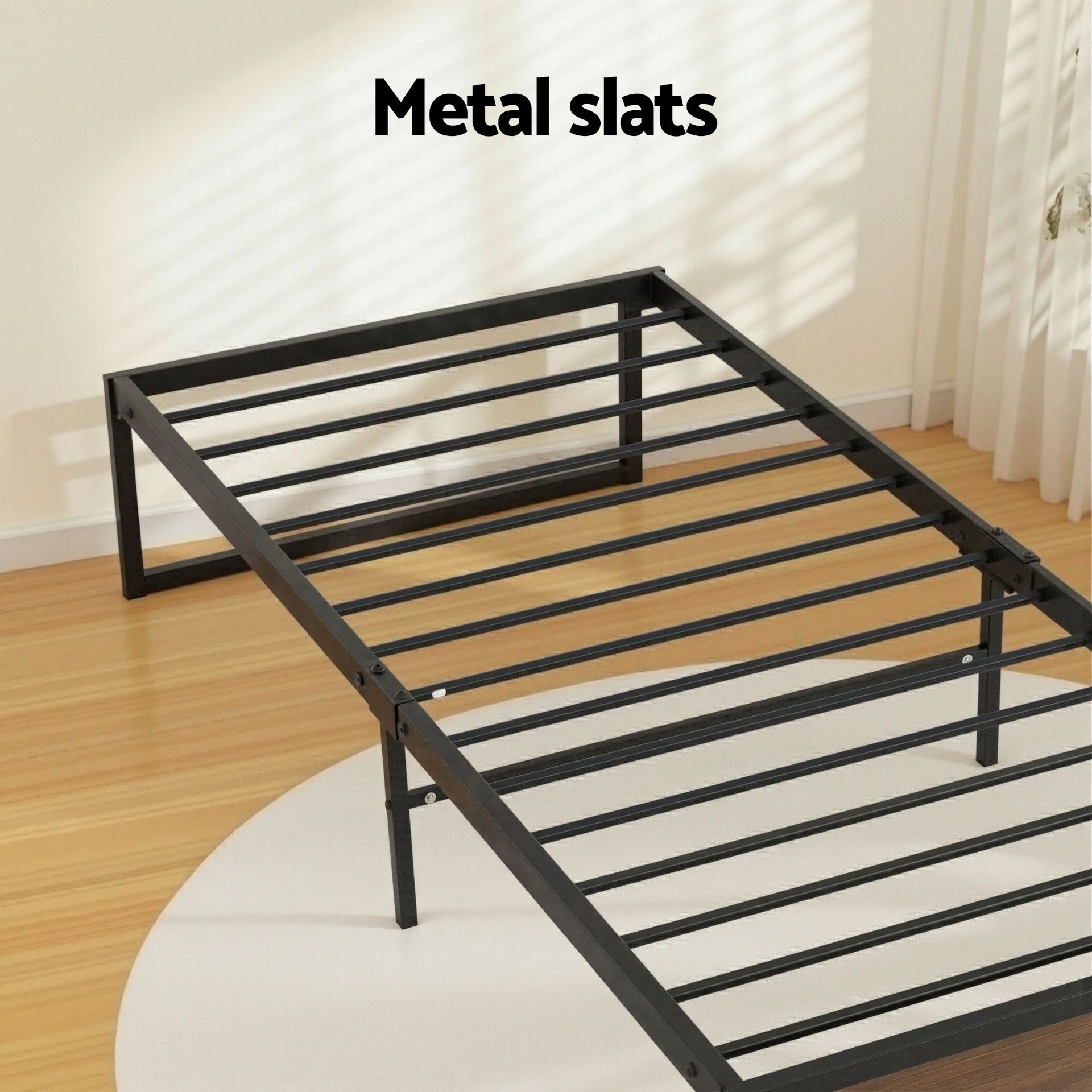 Artiss Bed Frame Metal Frame King Single Bed Base 2 Drawers OSLO Awezingly