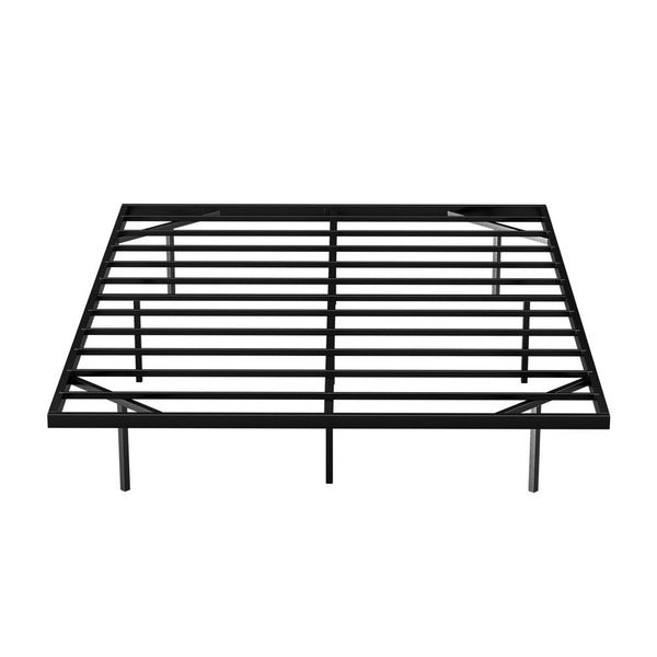 Artiss Double Bed Frame,Floating Metal Bed Frame with Smart LED Lights - Sturdy Metal Platform Bed Base, Silent Design, Tool-Free Assembly, 300KG Capacity for Home/Hotel/Master Bedroom Artiss