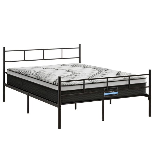 Artiss Bed Frame Double Metal Bed Frames SOL with Mattress Awezingly