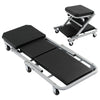 Giantz Garage Creeper 2-in-1 Mechanic Stool Rolling Automotive Z Creeper Seat