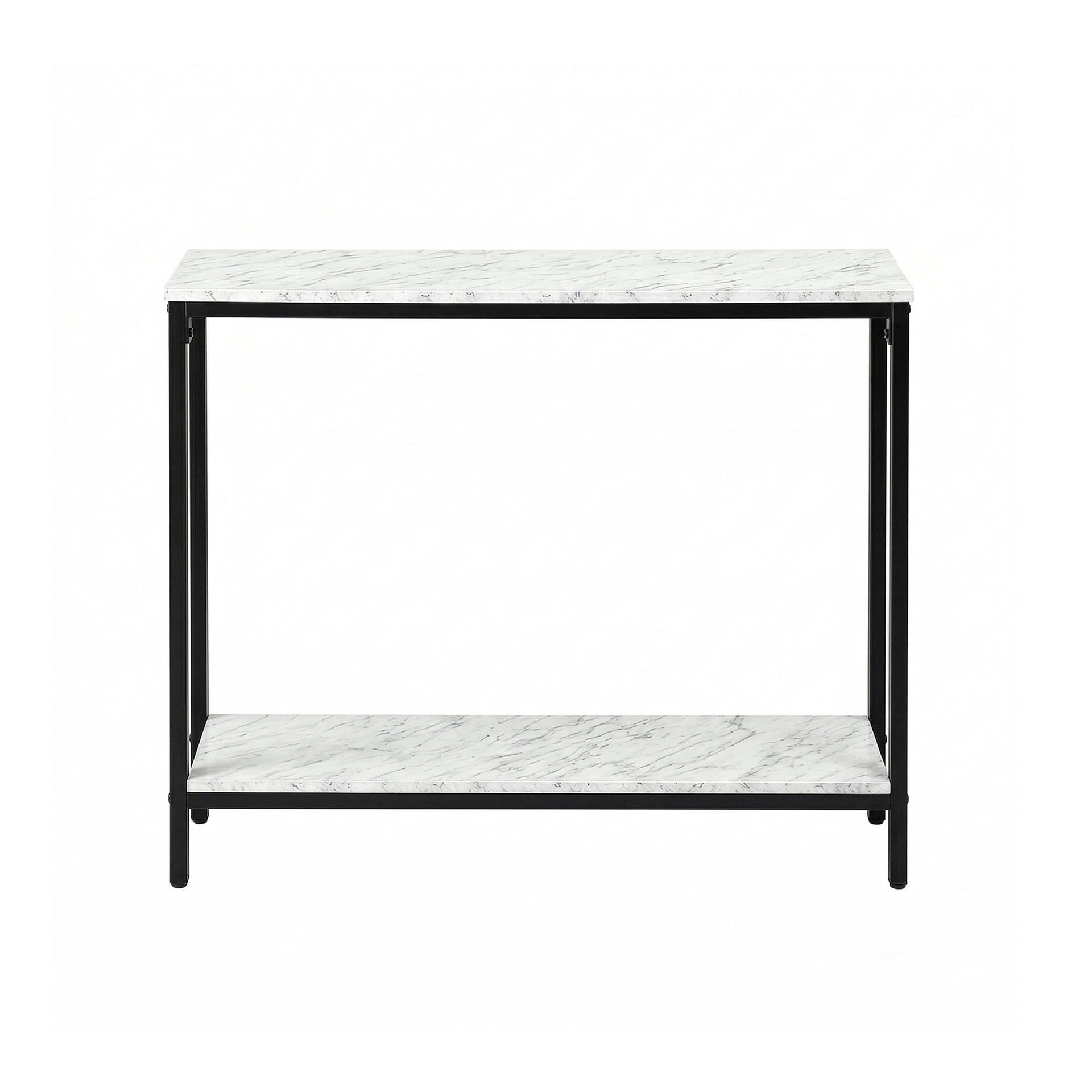 Artiss Console Table Entryway Hallway Display Desk Marble Effect White Awezingly