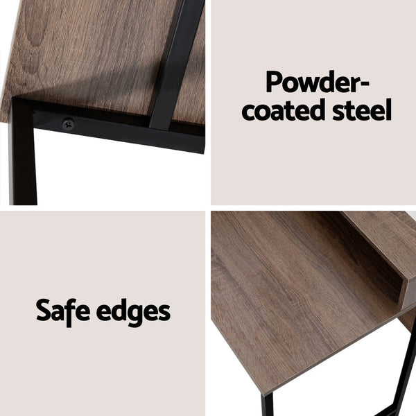 Artiss Computer Desk Metal Study Student Office Table Artiss