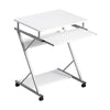 Artiss Metal Pull Out Table Desk - White