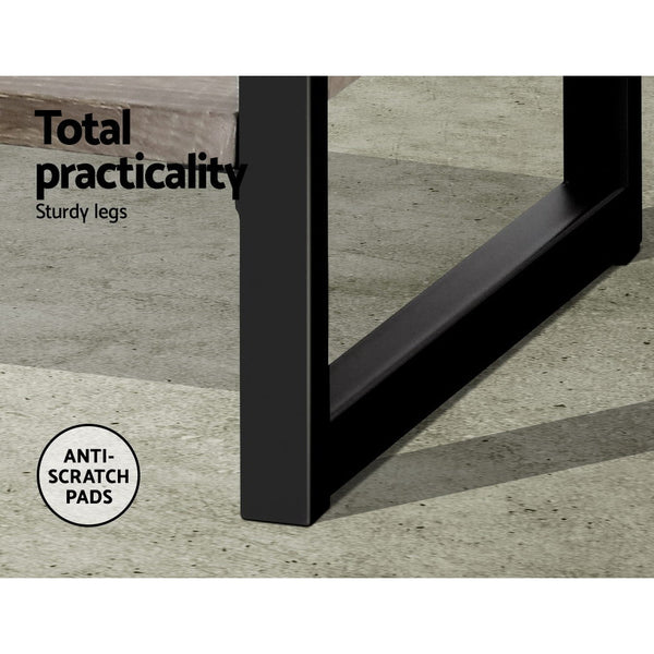 Artiss 3 Tier Bookshelf Display Shelves Wooden Book Shelf Wall Corner Bookcase Storage Artiss