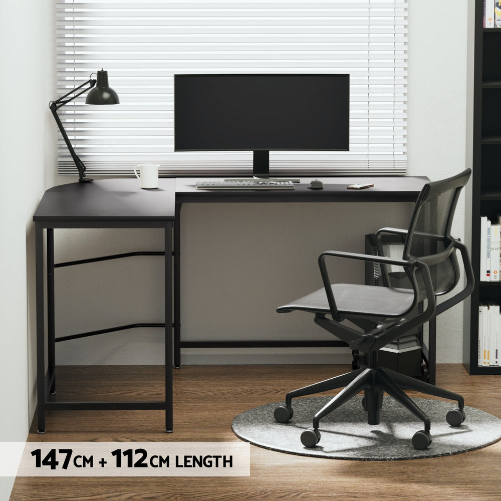 Artiss Corner Computer Desk L-Shaped Student Home Office Study Table Workstation Artiss
