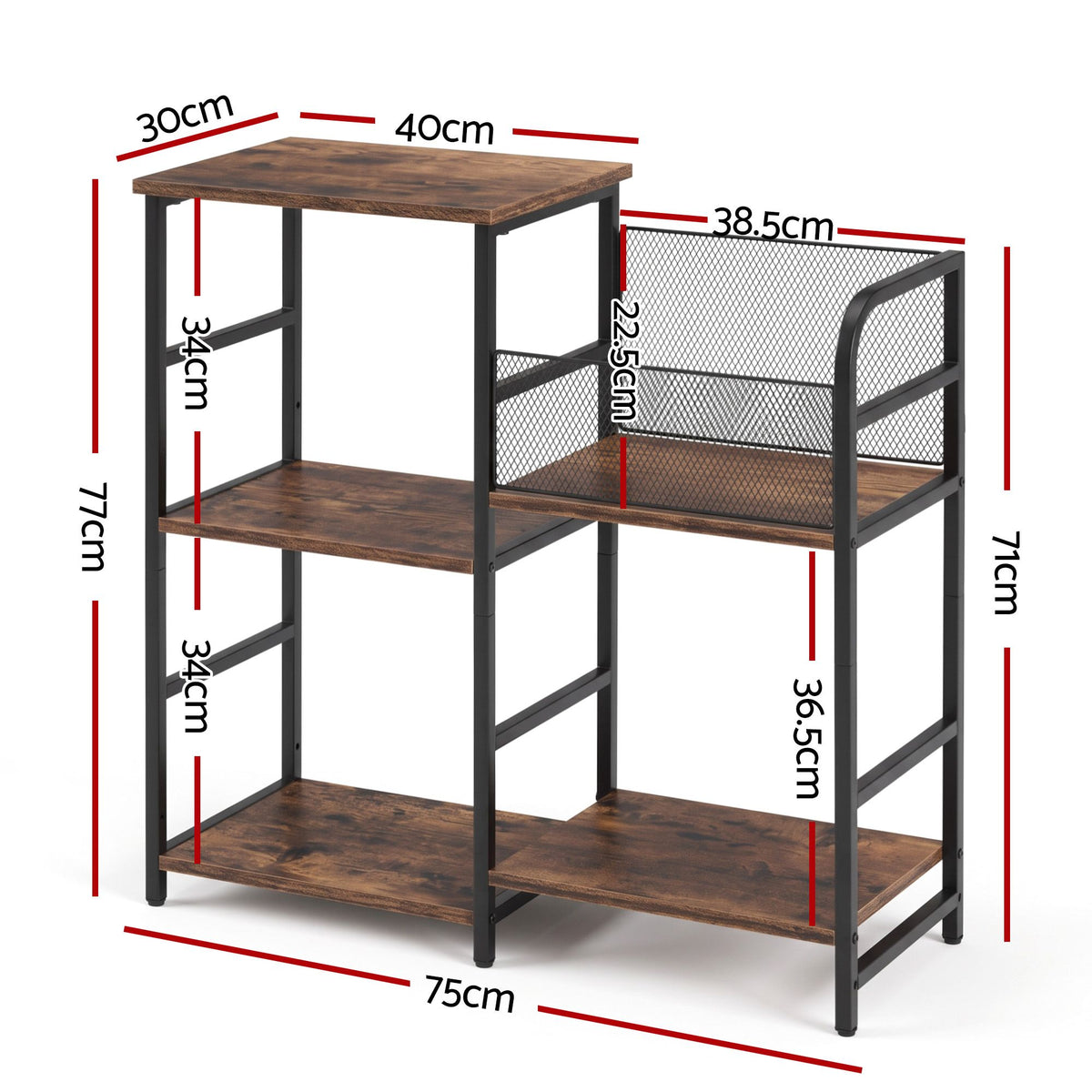 Artiss Record Player Stand with Vinyl Record Storage Turntable Stand Awezingly