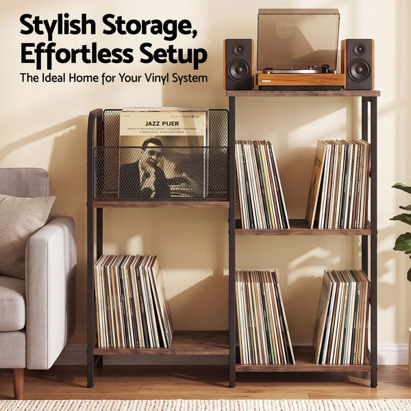 Artiss Record Player Stand with Vinyl Record Storage Turntable Stand Awezingly