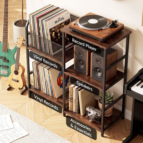 Artiss Record Player Stand with Vinyl Record Storage Turntable Stand Awezingly