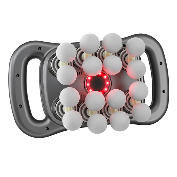 Everfit Deep Tissue Massager 16 Heads with 20 Intensities Deep Percussion Massage Gun Rechargeable Awezingly