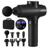 Everfit Massage Gun 30 Speed 8 Heads Vibration Muscle Massager Chargeable Black