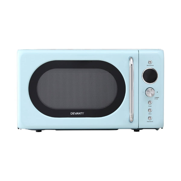Devanti 20L Microwave Oven 800W Blue DEVANTI