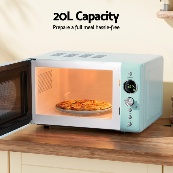 Devanti 20L Microwave Oven 700W Green Awezingly