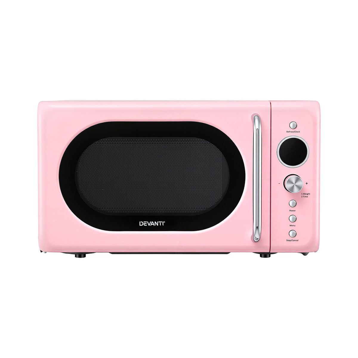 Devanti 20L Microwave Oven 700W Pink Awezingly