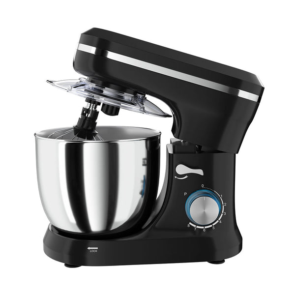 Devanti 3in1 Stand Mixer 8 Speed 5L Mix Master 400W Black Devanti