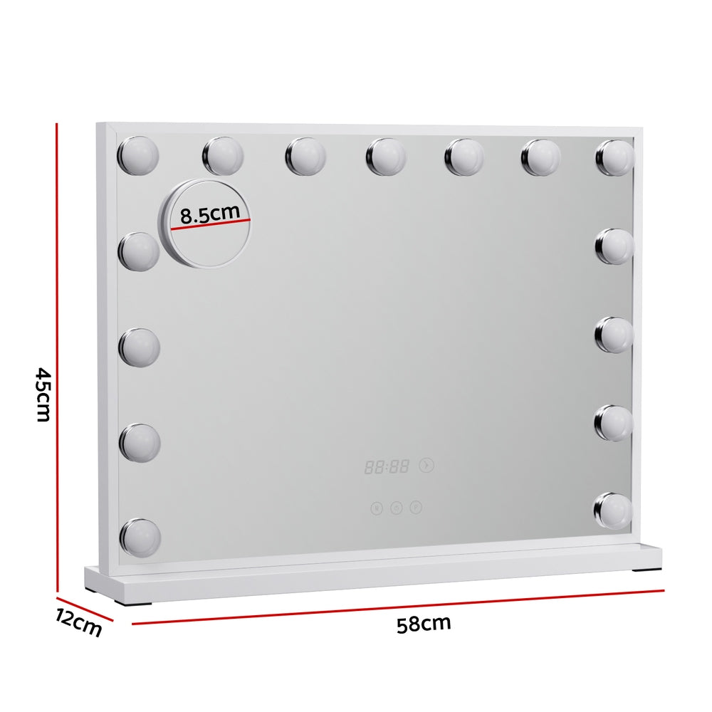 Embellir Makeup Mirror Hollywood 58x45cm 15 LED Time Does not apply