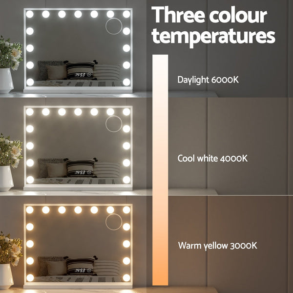 Embellir Makeup Mirror Hollywood 58x45cm 15 LED Time Does not apply