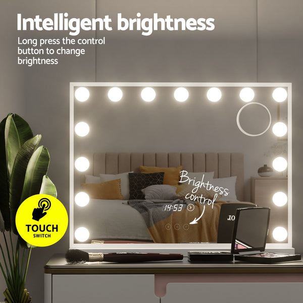 Embellir Makeup Mirror Hollywood 58x45cm 15 LED Time Does not apply
