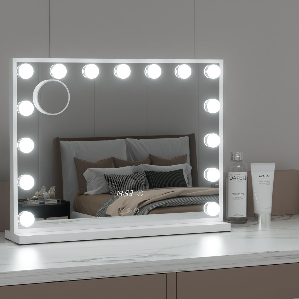 Embellir Makeup Mirror Hollywood 58x45cm 15 LED Time Does not apply