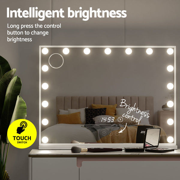 Embellir Makeup Mirror Hollywood 80x60cm 17 LED Time Does not apply