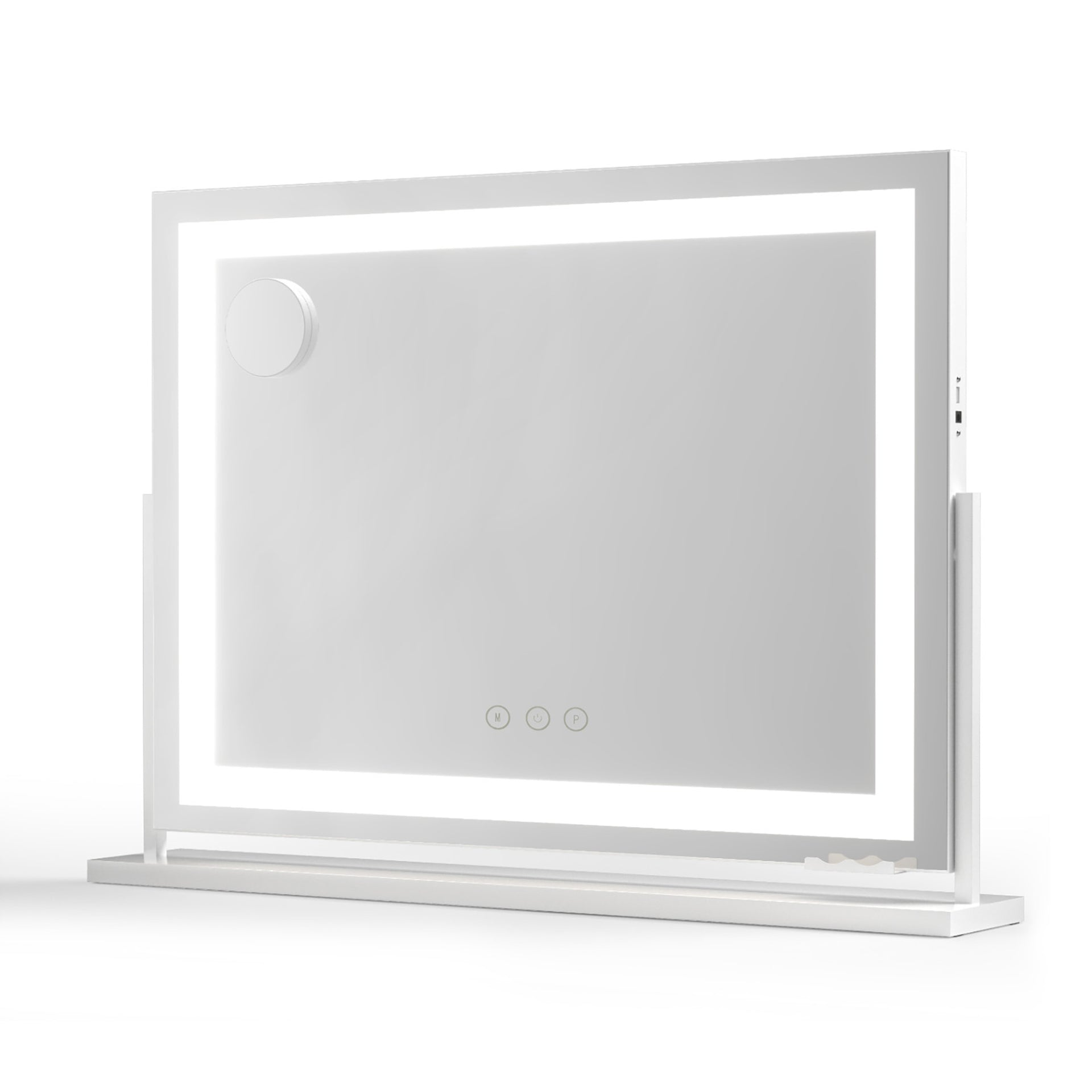 Embellir Makeup Mirror 80x58cm 360～ Rotatable Vanity Mirror with Lights Bright Light Strip Adjustable Embellir