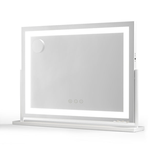 Embellir Makeup Mirror 80x58cm 360～ Rotatable Vanity Mirror with Lights Bright Light Strip Adjustable Embellir