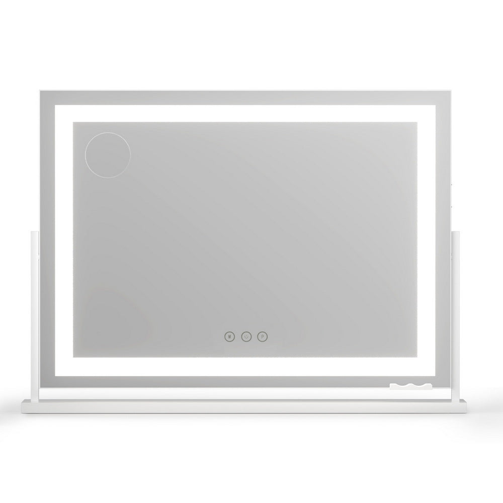 Embellir Makeup Mirror 80x58cm 360～ Rotatable Vanity Mirror with Lights Bright Light Strip Adjustable Embellir