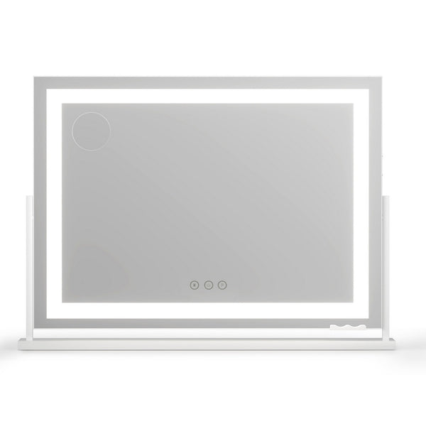 Embellir Makeup Mirror 80x58cm 360～ Rotatable Vanity Mirror with Lights Bright Light Strip Adjustable Embellir