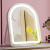Embellir Makeup Mirror 35x45cm Dressing Vanity LED Stripe Light with 5x Magnification Rotation White Arch
