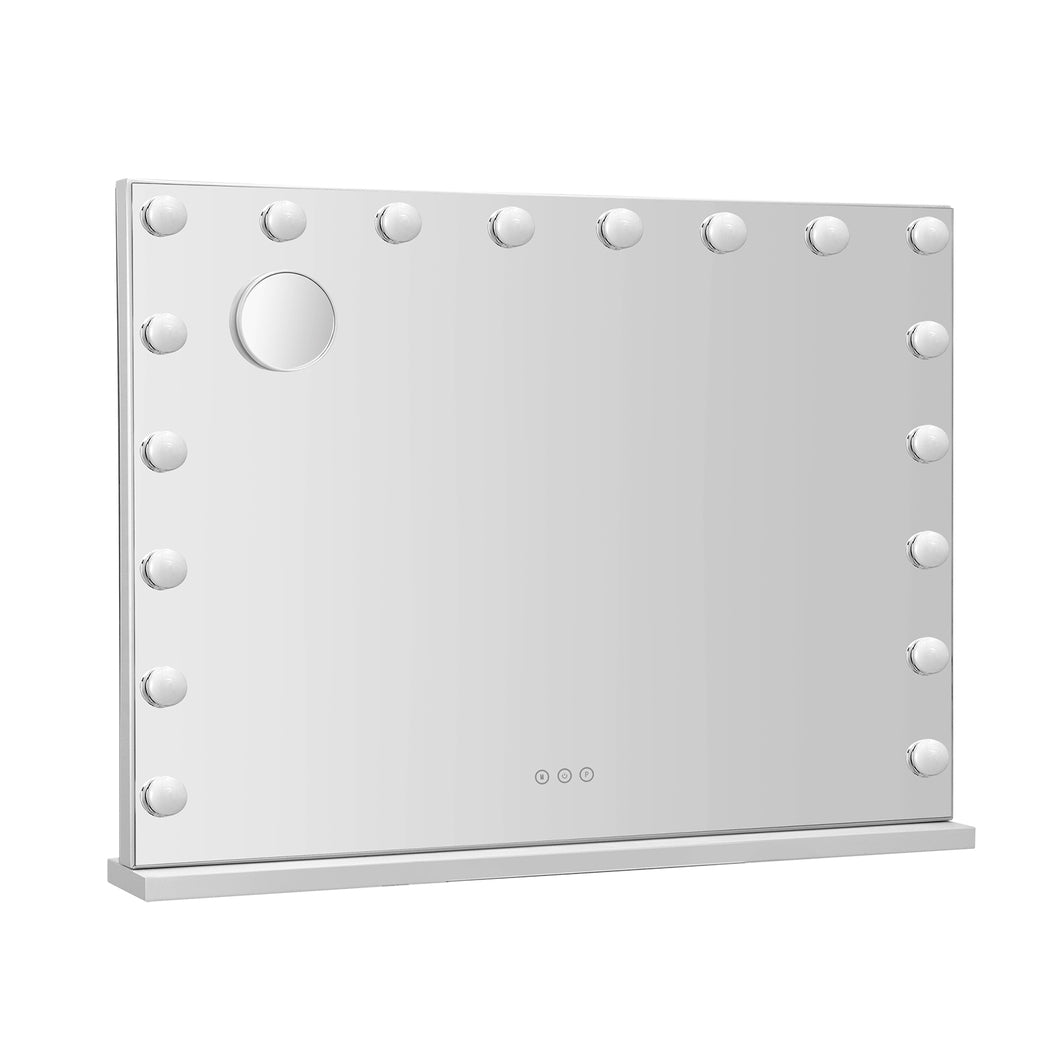 Embellir Makeup Mirror 80x58cm Hollywood Vanity with LED Light Tabletop Wall Embellir