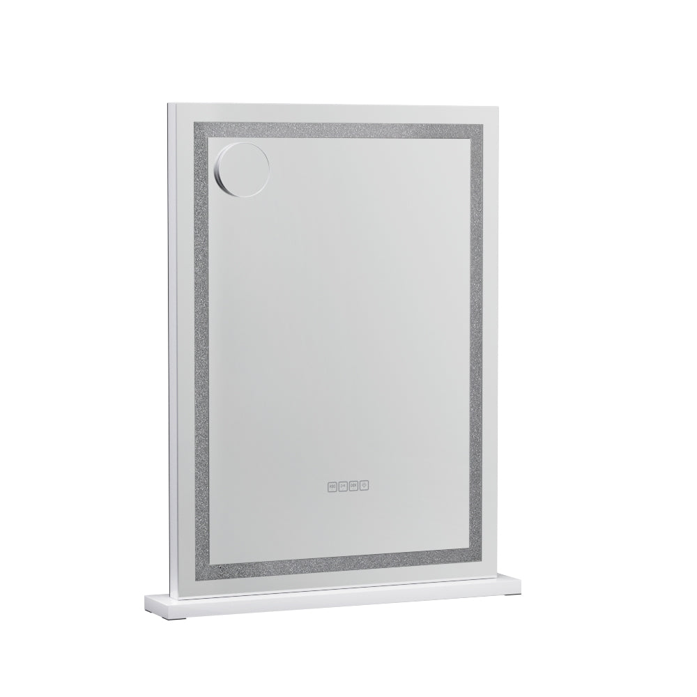 Embellir Bluetooth Makeup Mirror 58x80cm Hollywood Vanity with LED Light Crystal Embellir