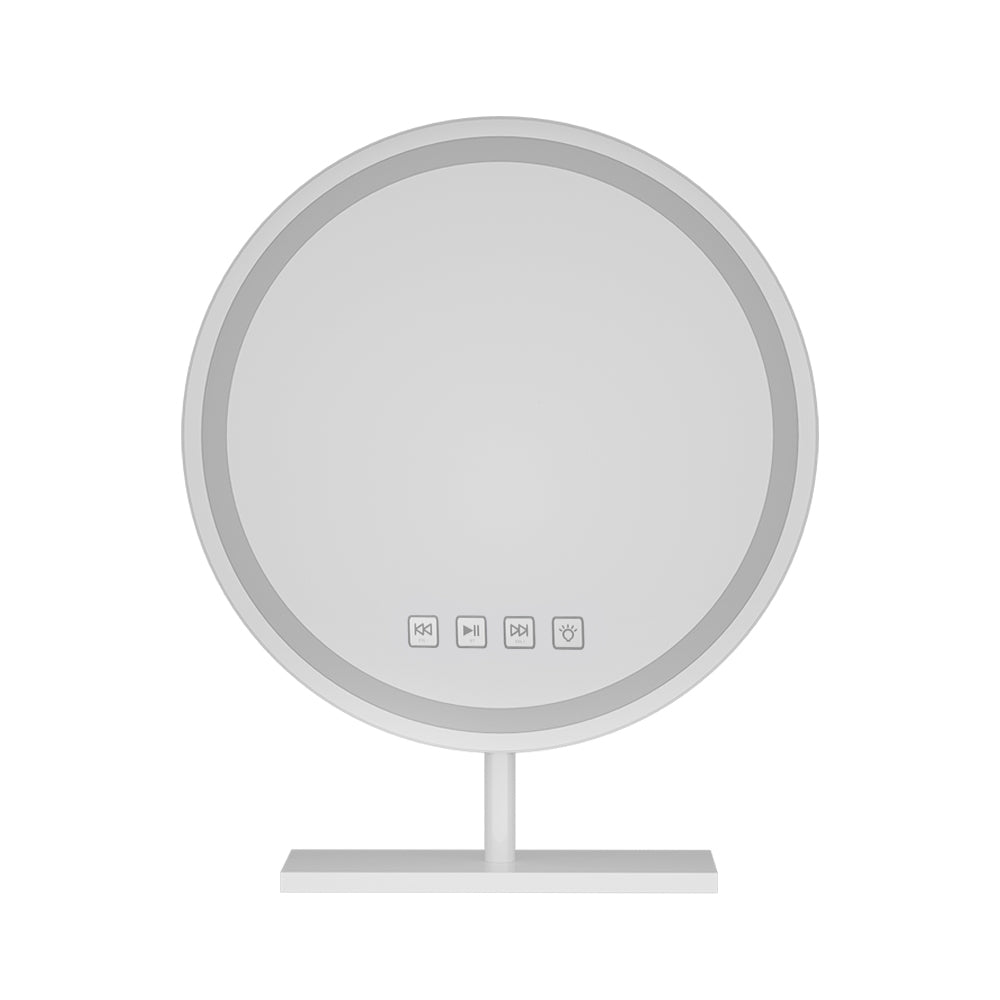 Embellir Makeup Mirror 40x40cm Hollywood Vanity with LED Light Tabletop Round Embellir