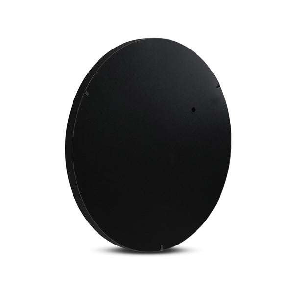 Embellir 2 Wall Mirror Makeup 80cm Home Decor Framed Mirrors Bathroom Round Black Embellir