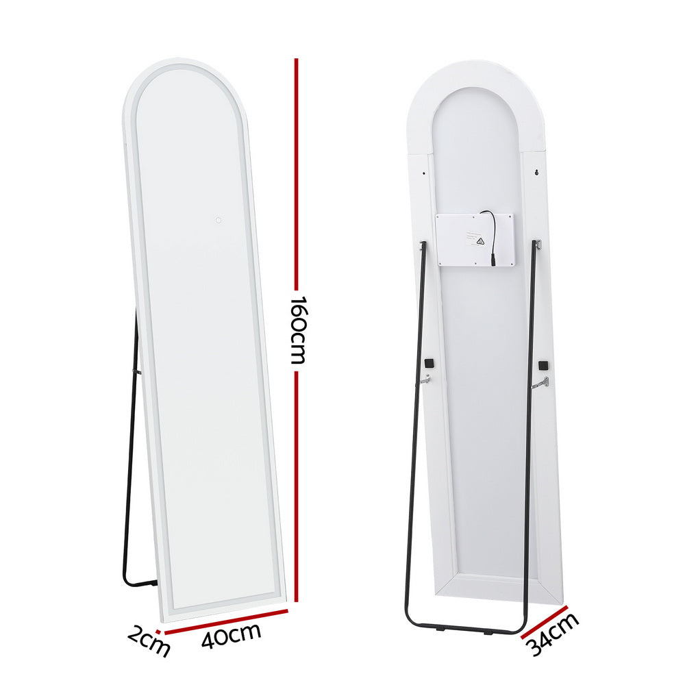 Embellir LED Full Length Mirror Floor Dressing Mirror 160cm Embellir