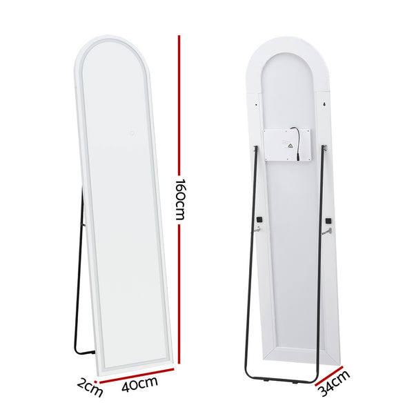 Embellir LED Full Length Mirror Floor Dressing Mirror 160cm Embellir