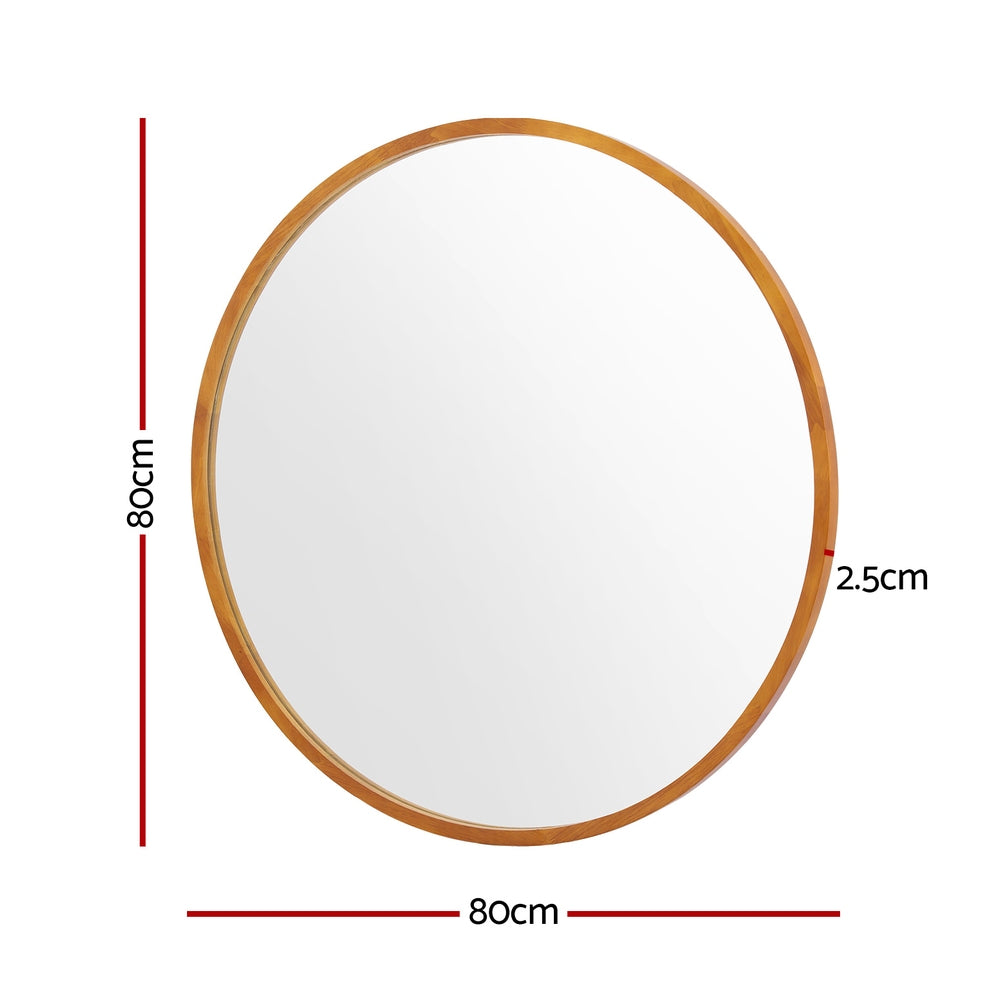 Embellir Wall Mirror Wooden Makeup 80cm Embellir