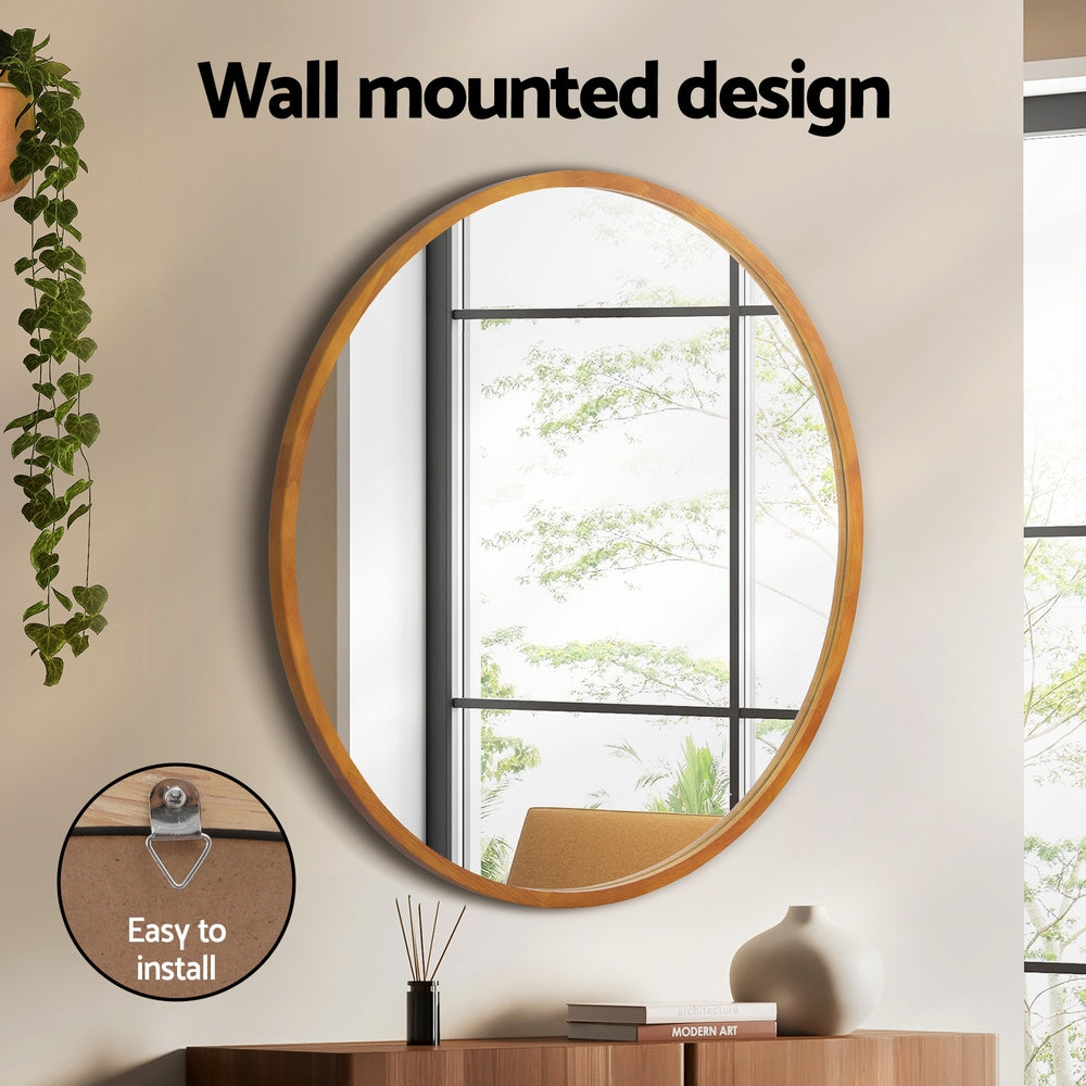 Embellir Wall Mirror Wooden Makeup 80cm Embellir