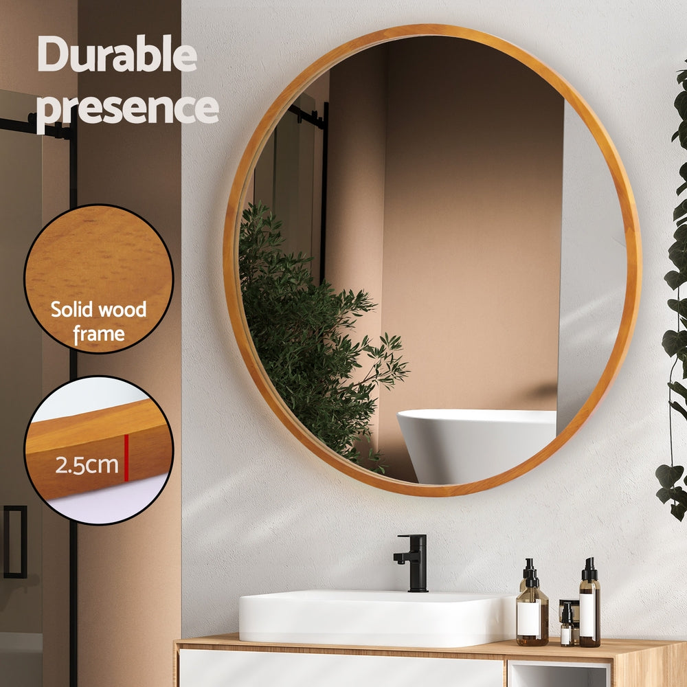 Embellir Wall Mirror Wooden Makeup 80cm Embellir