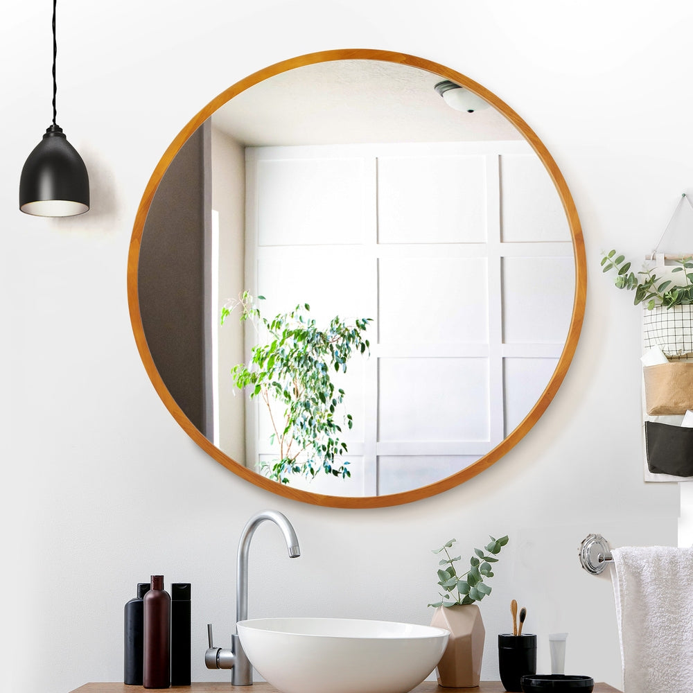 Embellir Wall Mirror Wooden Makeup 80cm Embellir