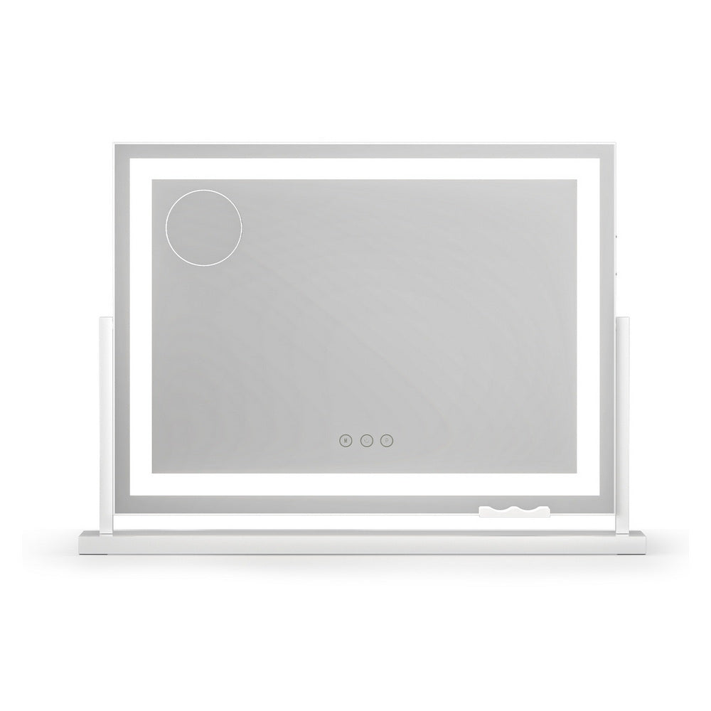 Embellir Makeup Mirror 58x46cm 360～ Rotatable Vanity Mirror with Lights Bright Light Strip Adjustable Embellir