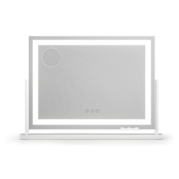 Embellir Makeup Mirror 58x46cm 360～ Rotatable Vanity Mirror with Lights Bright Light Strip Adjustable Embellir