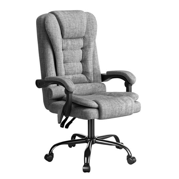 Artiss Executive Office Chair 4-Point Massage Adjustable Ergonomic Recline Back Awezingly