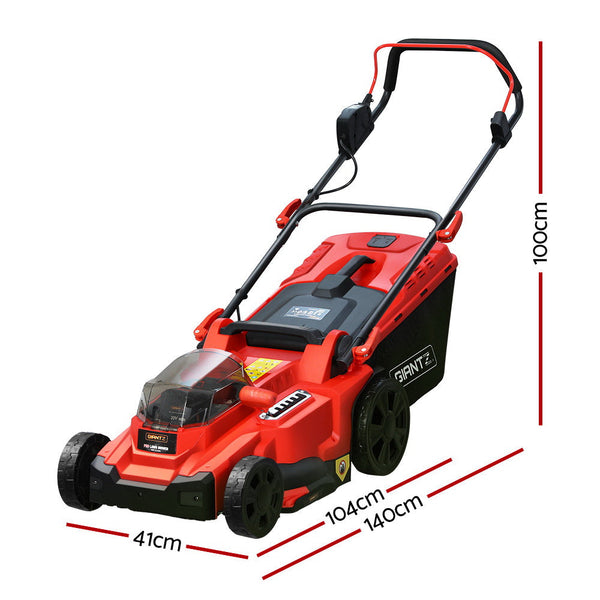 Giantz Lawn Mower 37cm Cutting Width Cordless 40V Electric Lawnmower Giantz