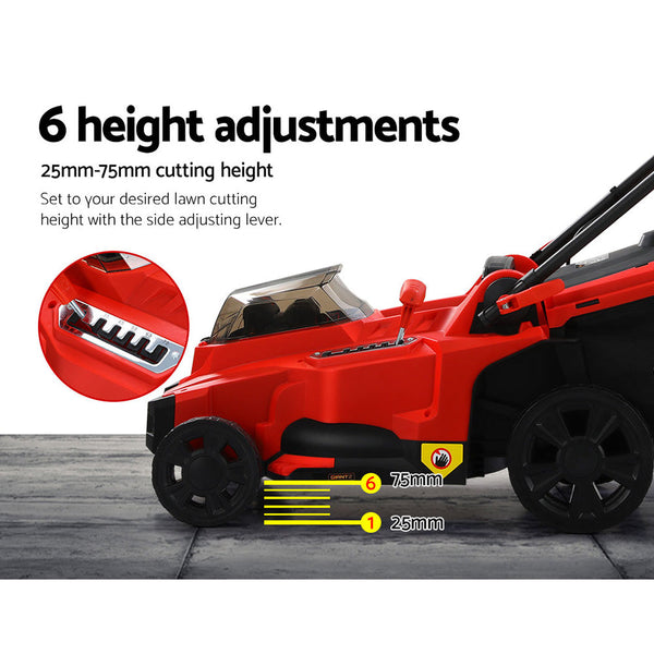 Giantz Lawn Mower 37cm Cutting Width Cordless 40V Electric Lawnmower Giantz