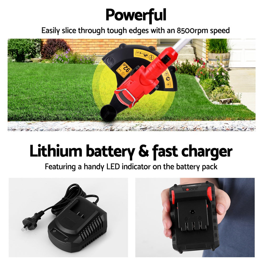 Giantz 20V Cordless Line Trimmer Lawn Whipper Grass Snipper Giantz